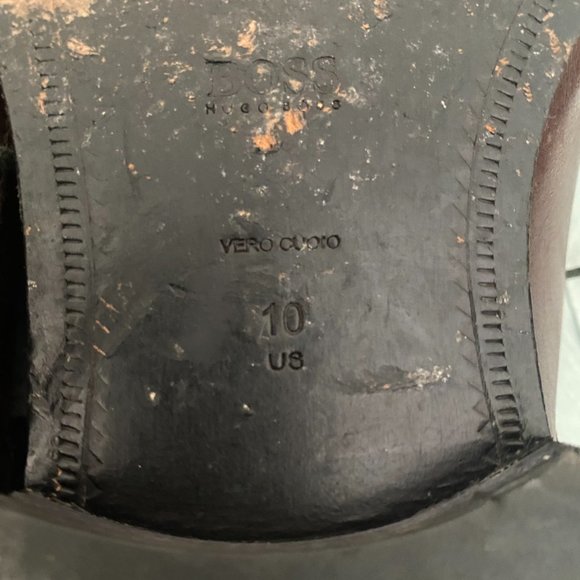 HUGO BOSS vero cuoio Men's Dress shoes - size 10 - Picture 2 of 2